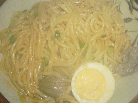 5時間30分放置した日清ラ王醤油